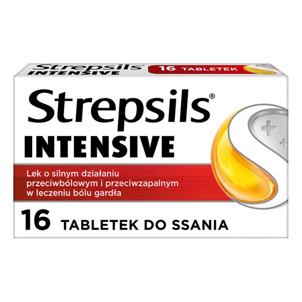 Strepsils Intensive, tabletki do ssania, 16 szt.