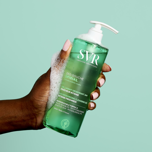 SVR Spirial Deo-douche, dezodorujący żel do mycia ciała i włosów, 400 ml