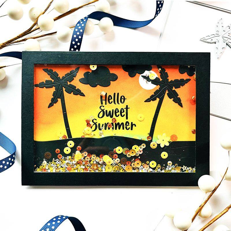 Beach Time Sayings Clear Stamp Set of 8