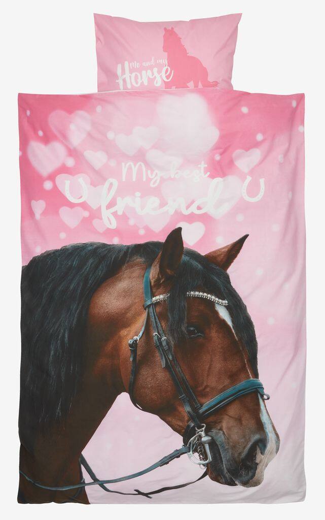 HILDUR plus HILDUR sengetøj 140x200 pink