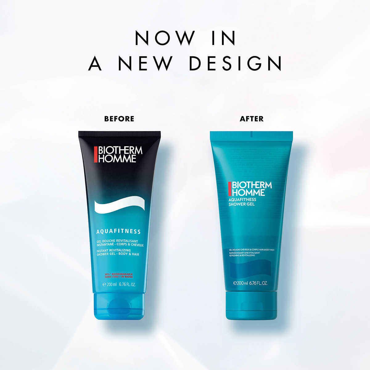 Biotherm Homme Aquafitness Shower Gel - Body And Hair (200 ml)