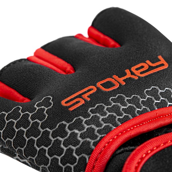 Spokey, Lava, rękawice fitness do ćwiczeń, rozmiar s, czerwone, 2 szt.