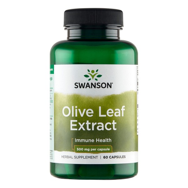 Swanson Olive Leaf Extract, 500 mg, kapsułki, 60 szt.
