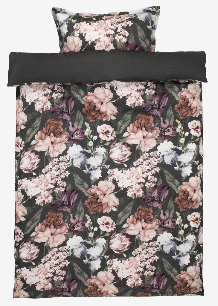 ELLA satin sengesæt, guld, ELLA 140x200, lilla