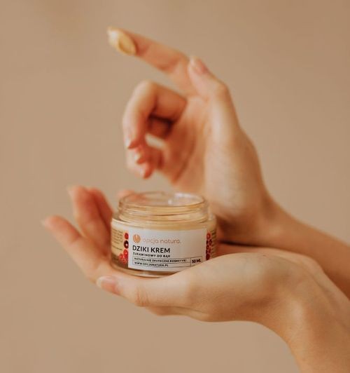 Opcja Natura, dziki krem do rąk żurawinowy, 50 ml