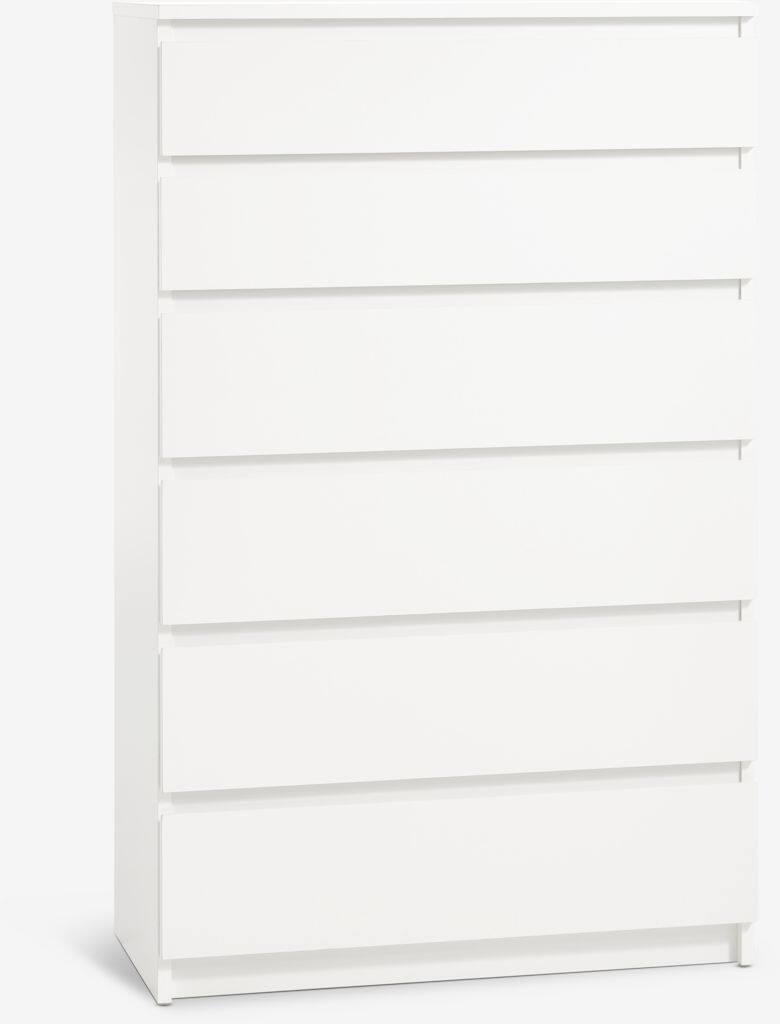 TANGBJERG TANGBJERG kommode, 6 skuffer, hvid