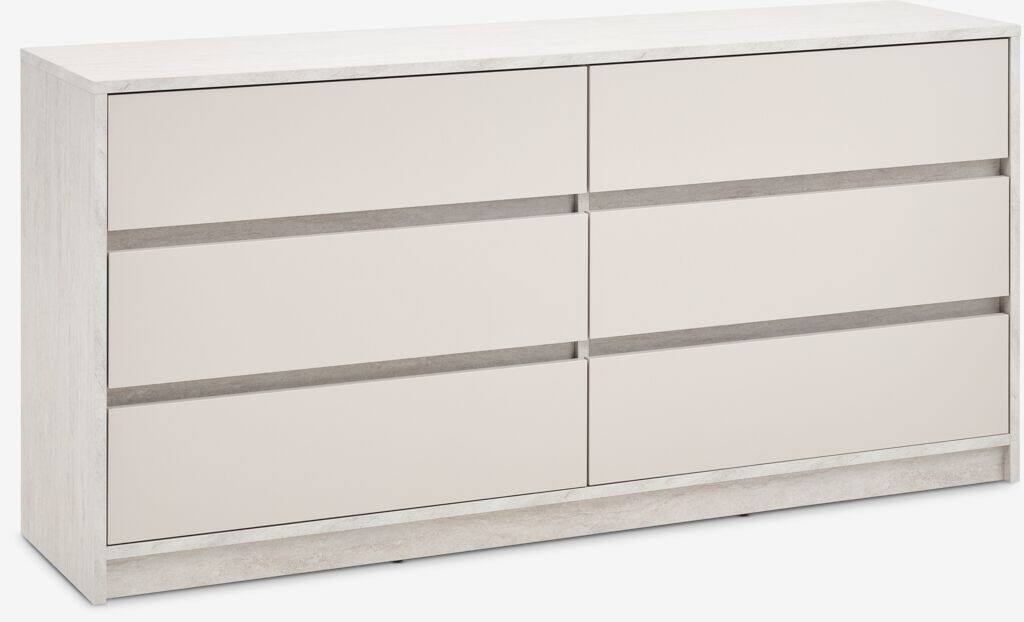 BILLUND BILLUND 3 kommode, travertin/beige