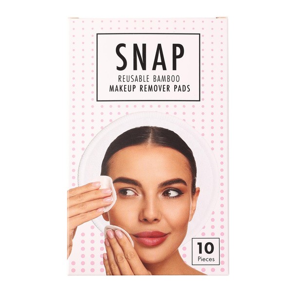 Sister Young Snap Pads, wielorazowe płatki kosmetyczne do demakijażu, 10 szt.