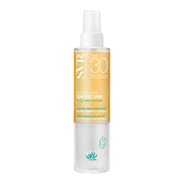 SVR Sun Secure Eau Solaire, ultra-lekki ochronny spray przeciwsłoneczny SPF 30, 200 ml