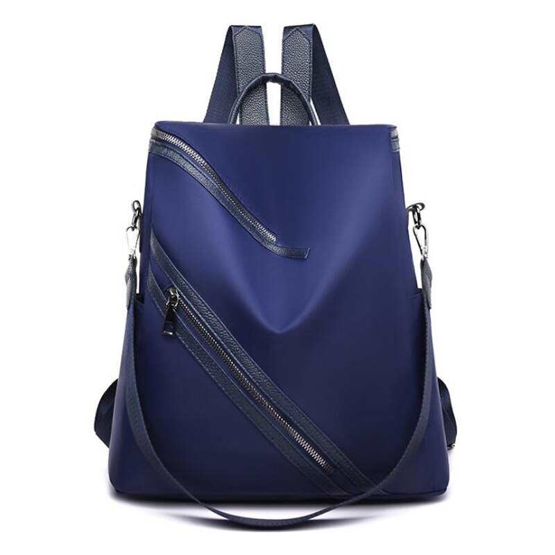 2021 Høy kvalitet Ryggsekk Dame Nylon Stoff Skolesekker For Tenåringsjenter Lett Dame Stor Kapasitet Reiseryggsekk Mochila