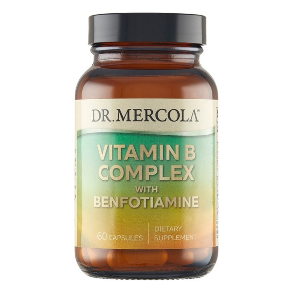 Dr, Mercola Witamina B Kompleks, kapsułki, 60 szt.