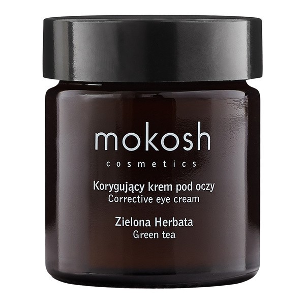 Mokosh, korygujący krem pod oczy, zielona herbata, 30 ml