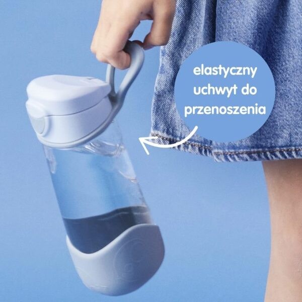 B.box, Sportowa butelka tritanowa 600 ml, Lilac Pop, 1 szt.