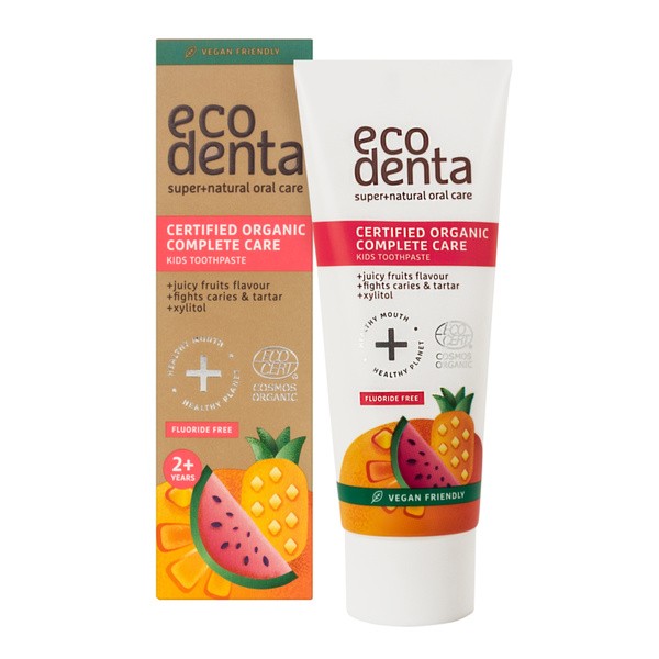 Ecodenta, owocowa pasta do zębów dla dzieci, 75 ml