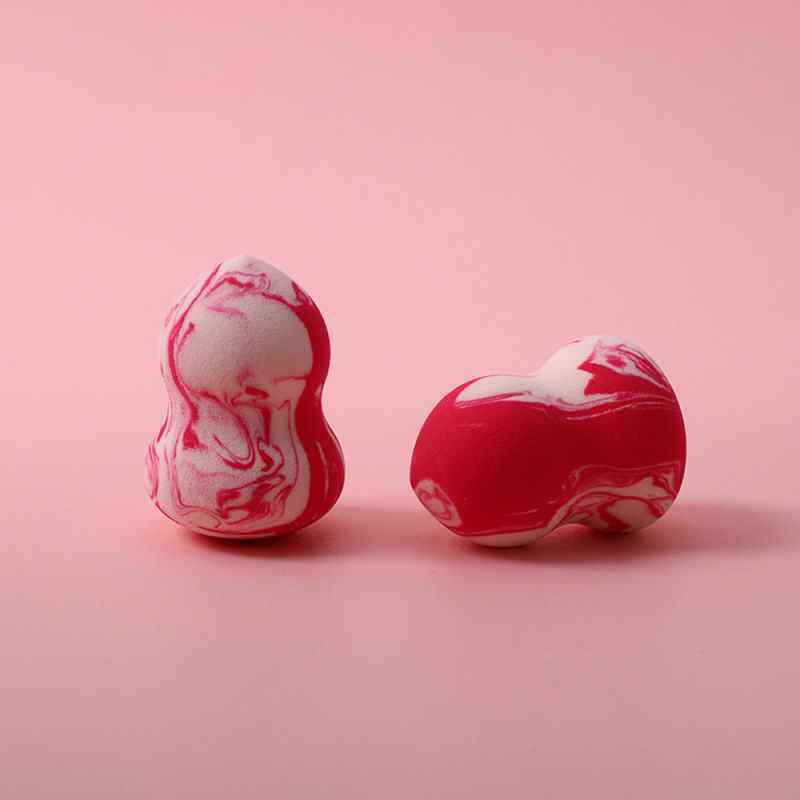 Esponja de Maquiagem Bicolor em Formato de Ovo, Ideal para Maquiagem Feminino, Ideal para Base e Acessórios de Beleza.