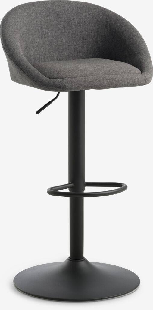 TAULOV TAULOV skammel, grå/sort stof