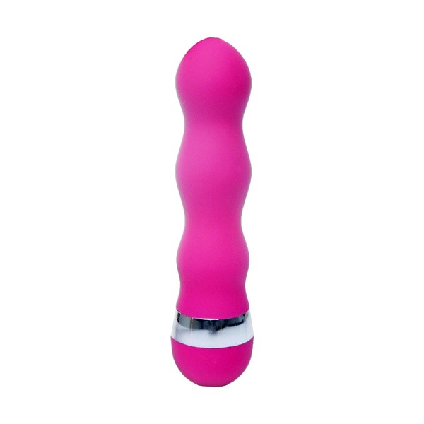Boss of Toys, wibrator-Mini Wand, pink wavy, 1 szt.