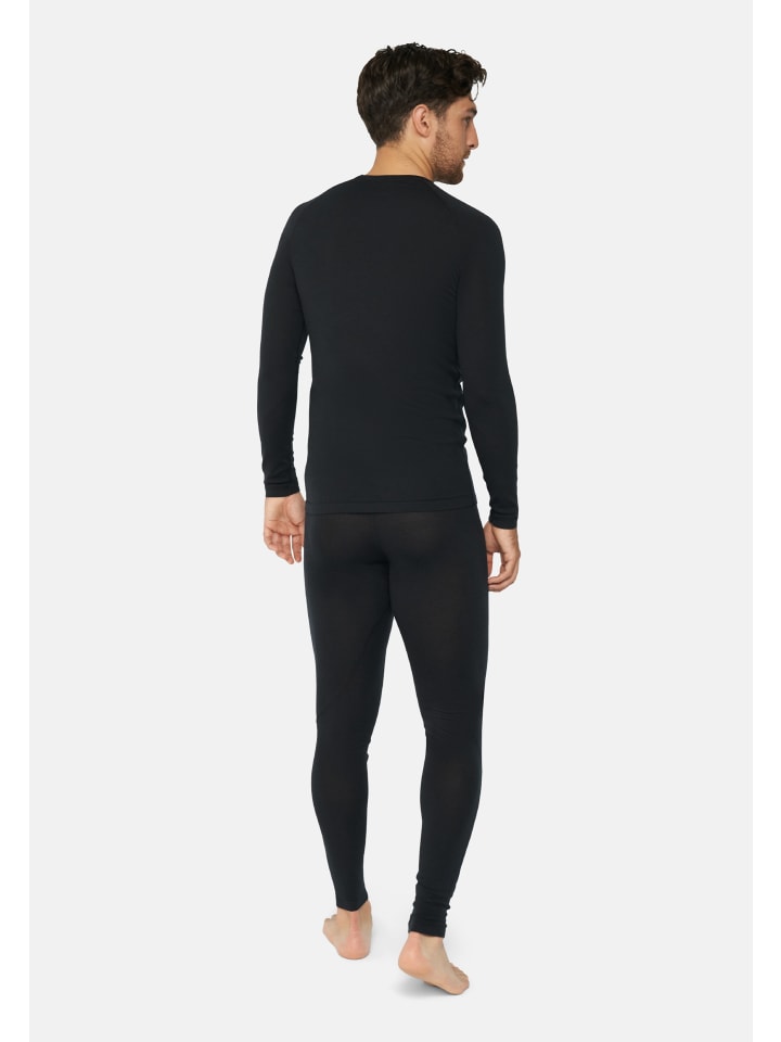 DANISH ENDURANCE Baselayer-Set Merino Baselayer in schwarz günstig kaufen