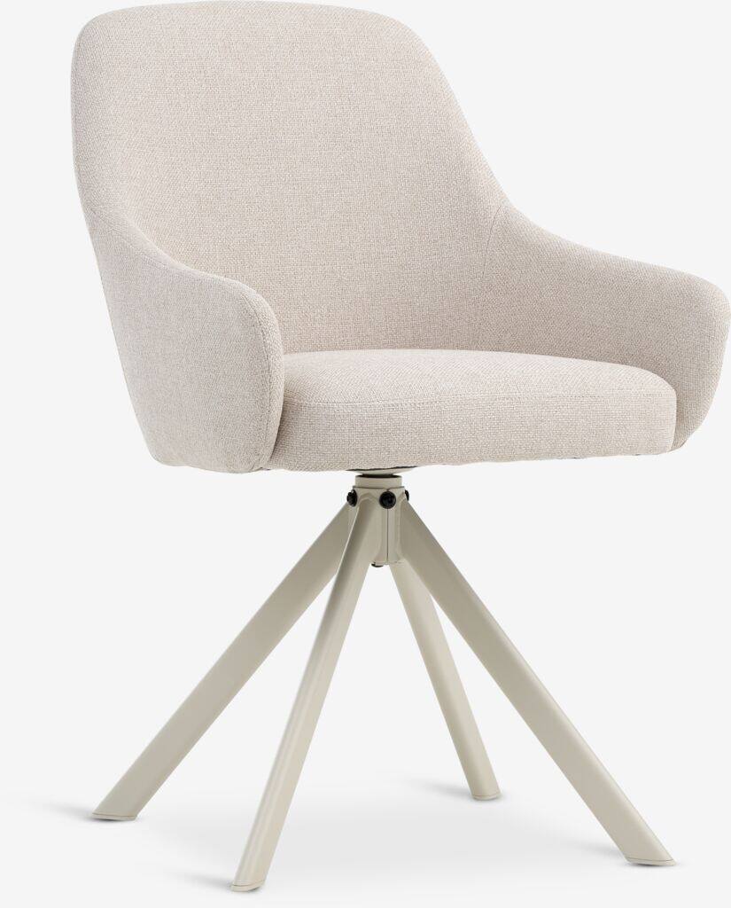 ROSTRUP ROSTRUP gynge spisestuestol, beige stof