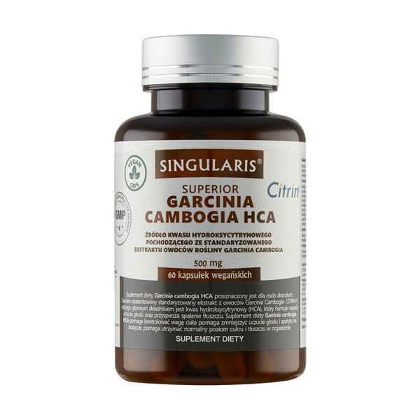 Singularis Garcinia Cambogia HCA, 500 mg, kapsułki, 60 szt.