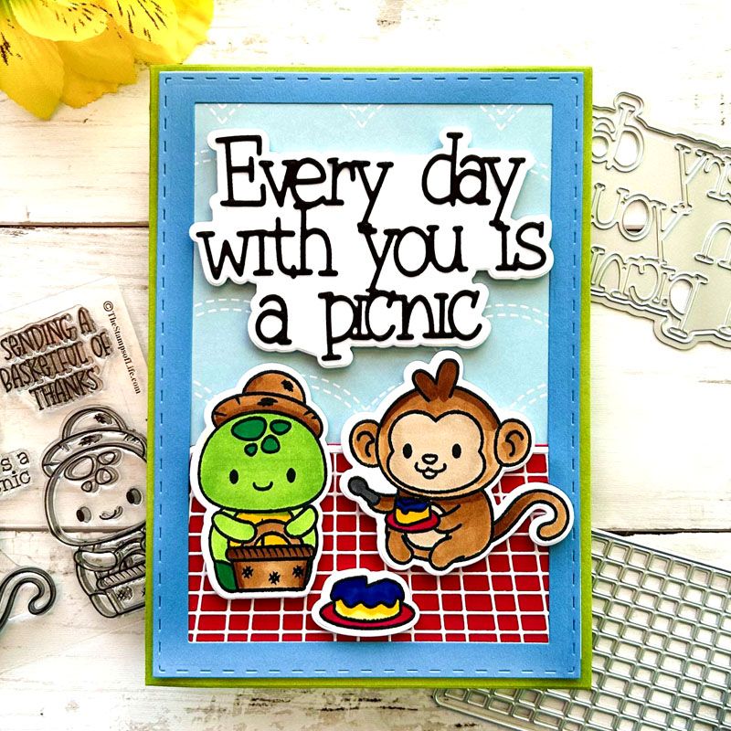 Picnic Time Clear Stamp Set 11 Stamps