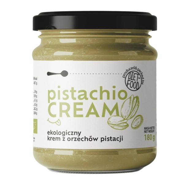 Diet-Food, Bio Krem Pistacjowy, 180 g