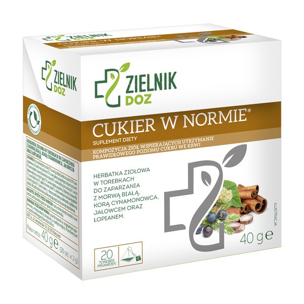 Zestaw 2x Zielnik DOZ Cukier w normie