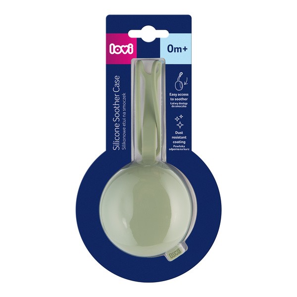Lovi, silikonowe etui na smoczek, Pistachio, 1 szt.