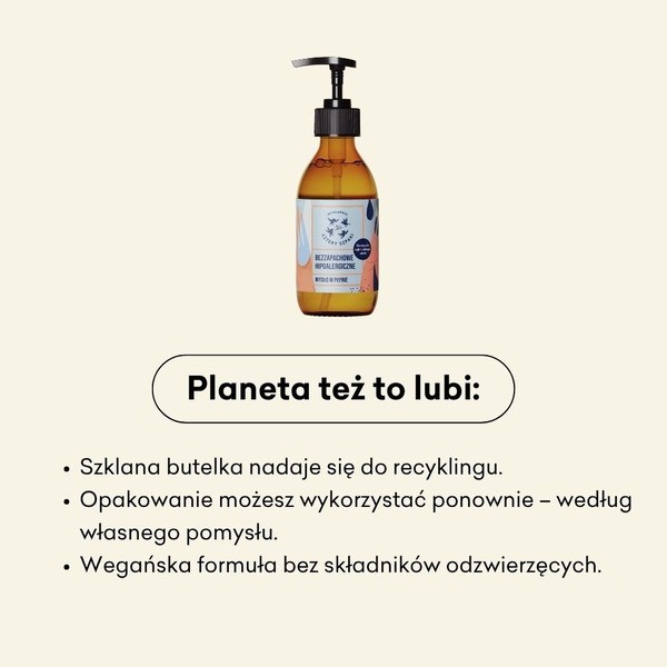 Mydlarnia 4 Szpaki, hipoalergiczne naturalne mydło w płynie, bezzapachowe, 500 ml