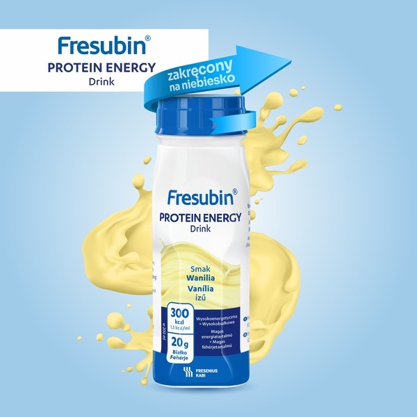 Fresubin Protein Energy Drink o smaku waniliowym, płyn, 4 x 200 ml