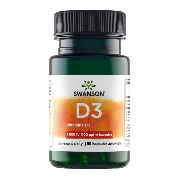 Witamina D3 4000IU, kapsułki, 90 szt.