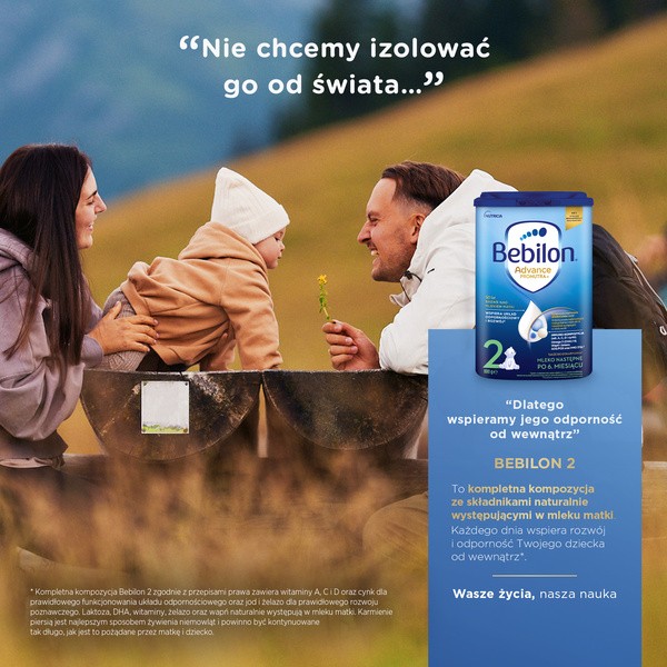 Bebilon 2 Advance Pronutra, mleko następne po 6. miesiącu, proszek, 800 g