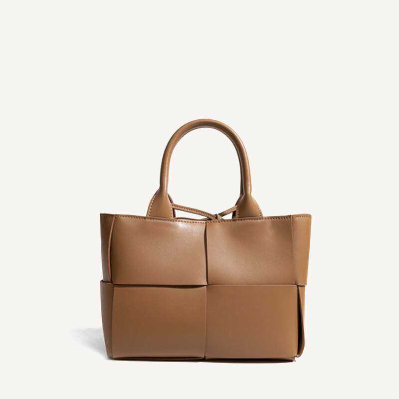 Sac à main spacieux pour femme, 100 % cuir, bandoulière, marque de luxe, grand foulard tissé à la main, nouveauté 2021