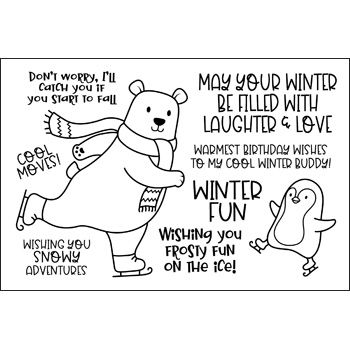 moreskaters2stamp Clear Stamp Set