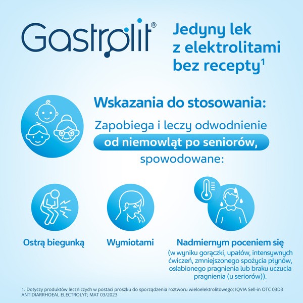 Gastrolit, proszek do przygotowania roztworu, 4,15 g x 14 sasz.