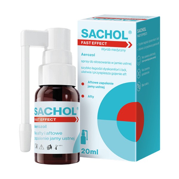 Sachol Fast Effect, aerozol, 20 ml