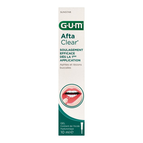 Gum AftaClear, żel na afty, 10 ml