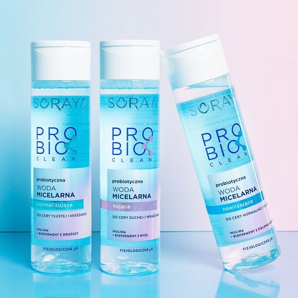 Soraya Probio Clean, probiotyczna woda micelarna kojąca, 250 ml