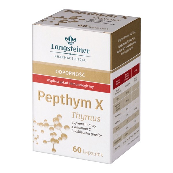 Pepthym X thymus, kapsułki, 60 szt.