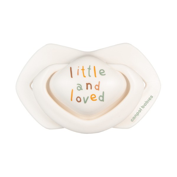 Canpol Babies, Smoczek silikonowy Light Touch 0-6 m sumetryczny, dogs, 2 szt.