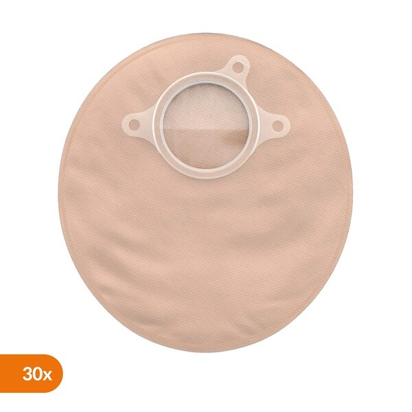 Natura+, zamknięty worek stomijny z filtrem, 32 mm, beżowy z okienkiem, mały, 30 szt.