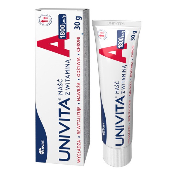 Univita, maść z witaminą A 1800 j.m./g, 30 g