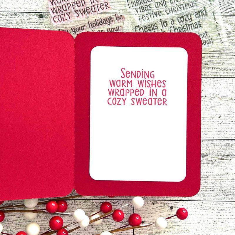 phrases4sweater Clear Stamp Set