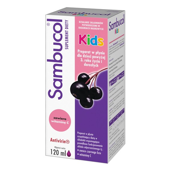 Sambucol Kids, płyn, 120 ml