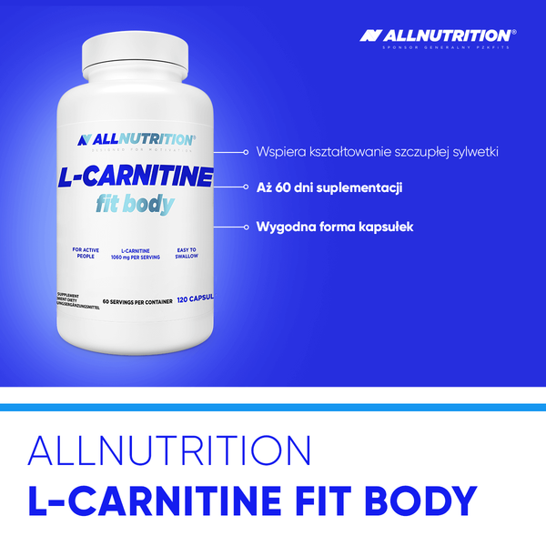 Allnutrition L-Carnitine Fit Body, kapsułki, 120 szt.
