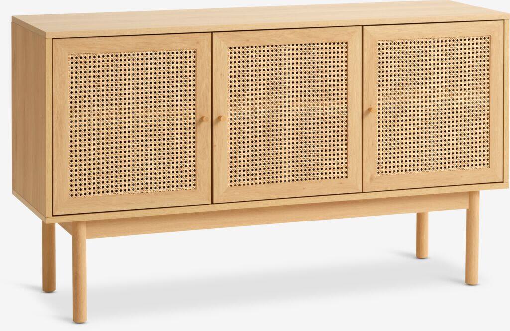 HALMSTAD Skænk HALMSTAD 3 døre, eg