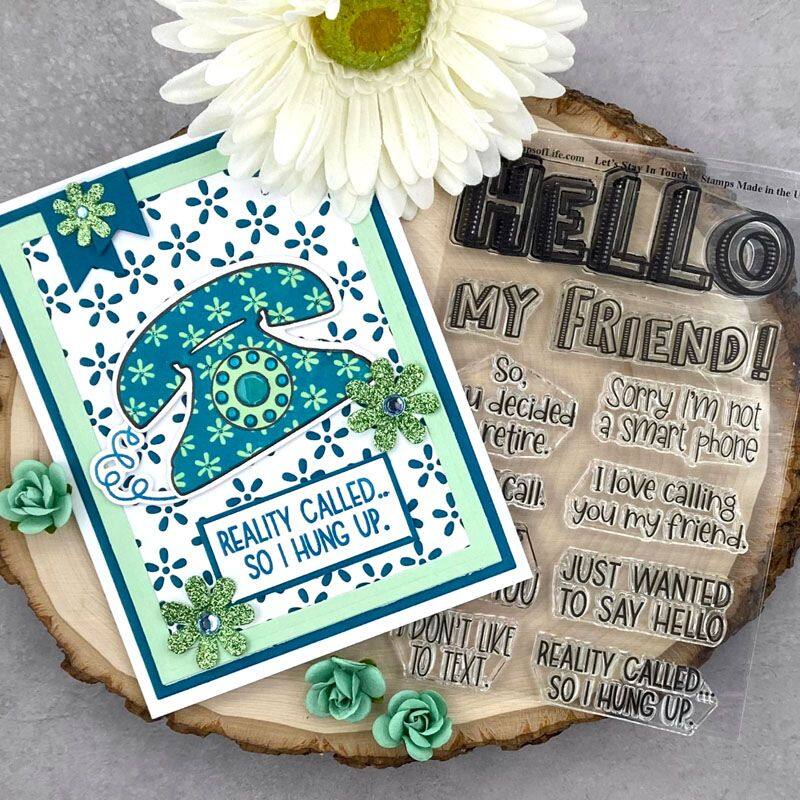 Let's Stay in Touch Clear Stamp Set