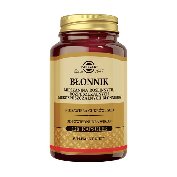 Solgar Błonnik, kapsułki, 120 szt.