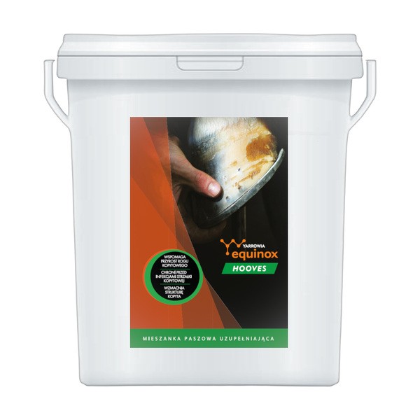 Yarrowia Equinox Hooves, mieszanka paszowa uzupełniająca dla koni, granulat, 2,5 kg