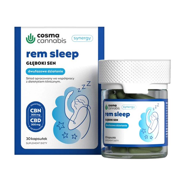 Cosma Cannabis, Rem Sleep, kapsułki, 30 szt.